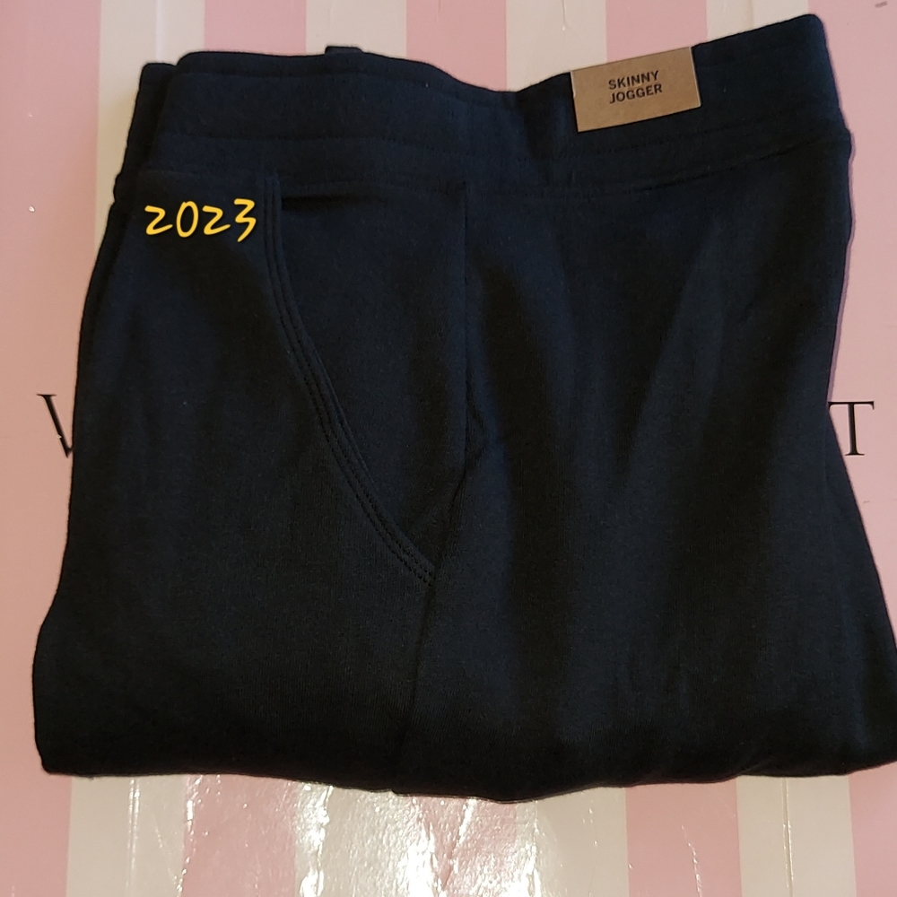 PINK VS Fleece Skinny Jogger size XL NWT - Picture 2 of 11